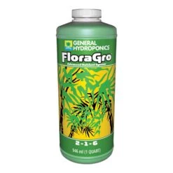 General Hydroponics FloraGro Organic Liquid Nutrient System 1 Qt