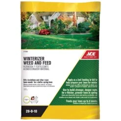 Ace Weed & Feed Lawn Fertilizer For Multiple Grass Types 5000 Sq Ft