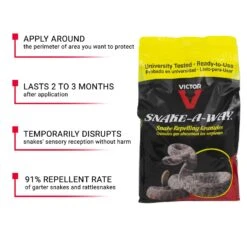 Victor Snake-A-Way Animal Repellent Granules For Snakes 4 Lb -Toro Shop 0e85e012 7f7a 41c1 90df a174847d8ca2