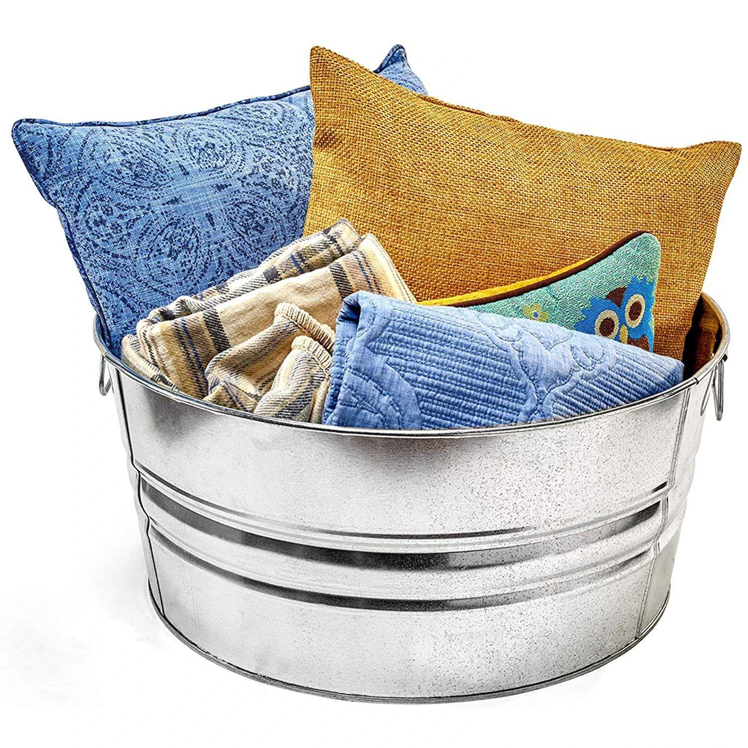 Behrens 16-3/4 Gal Steel Tub Round 3 Behrens 16-3/4 Gal Steel Tub Round - Image 3