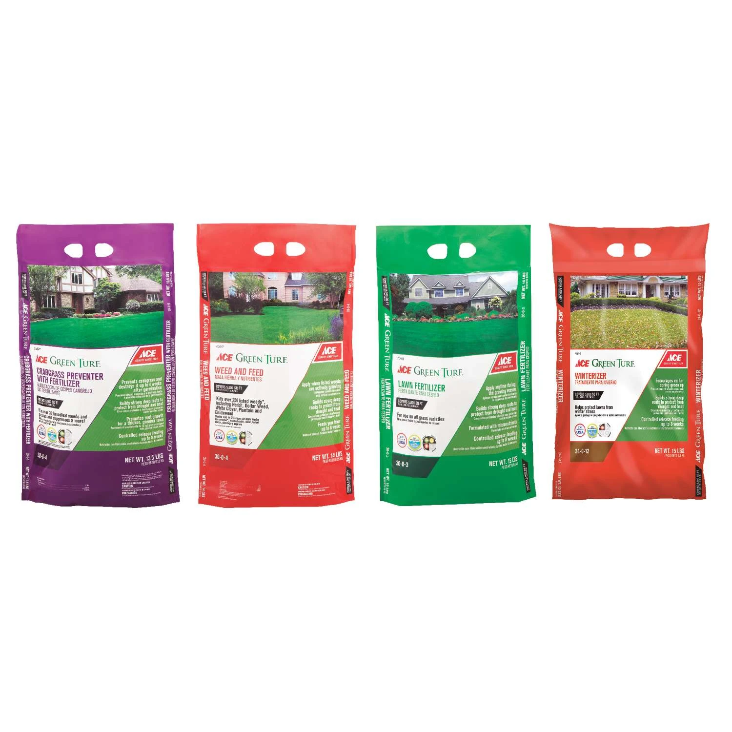 Ace 4 Step Annual Program Lawn Fertilizer For All Grasses 5000 Sq Ft 1 Ace 4 Step Annual Program Lawn Fertilizer For All Grasses 5000 Sq Ft