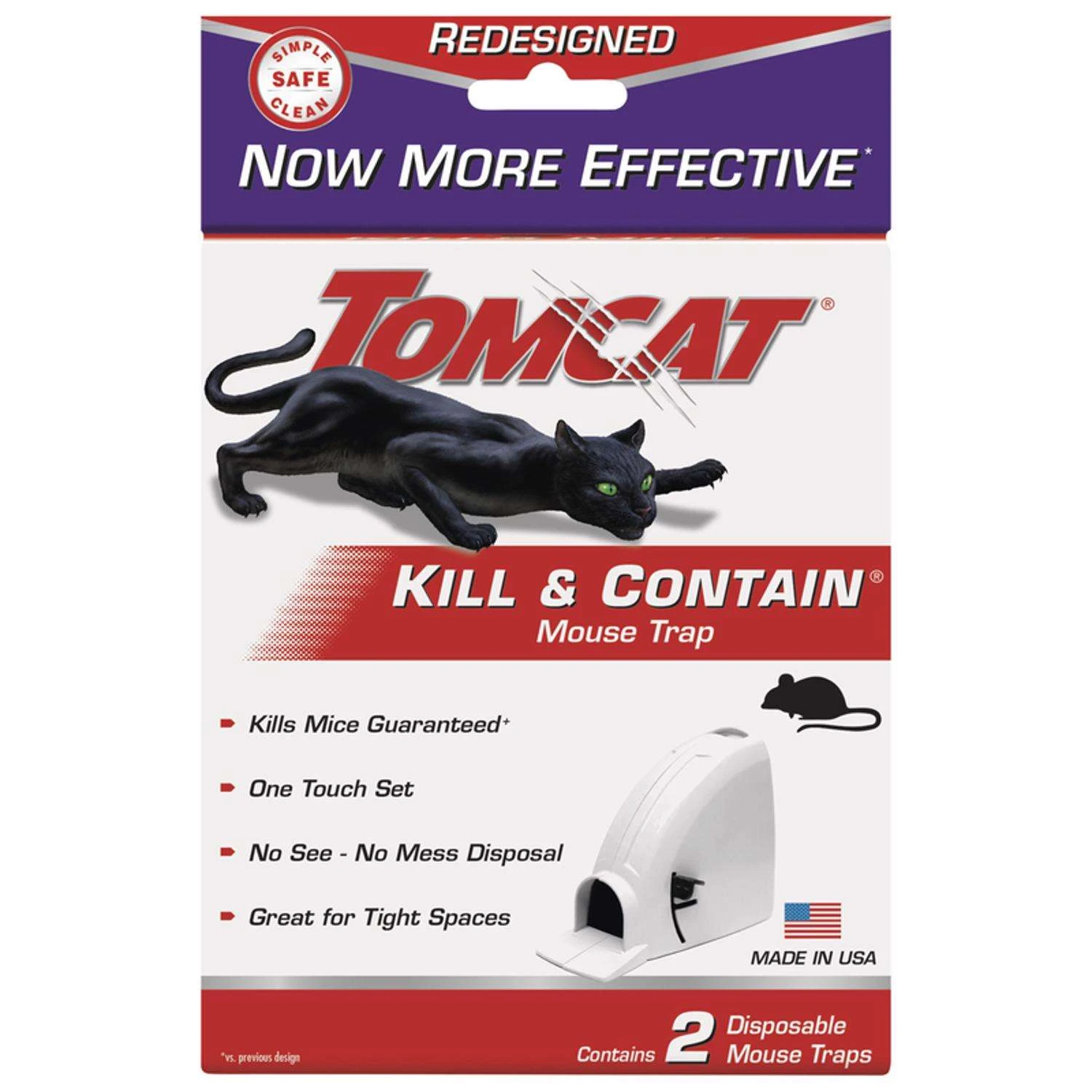 Tomcat Kill & Contain Small Covered Animal Trap For Mice 2 Pk 1 Tomcat Kill & Contain Small Covered Animal Trap For Mice 2 Pk