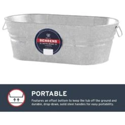 Behrens 4 Gal Steel Tub Oval -Toro Shop 11dfb193 0e75 4b86 ac62 854955ed402d