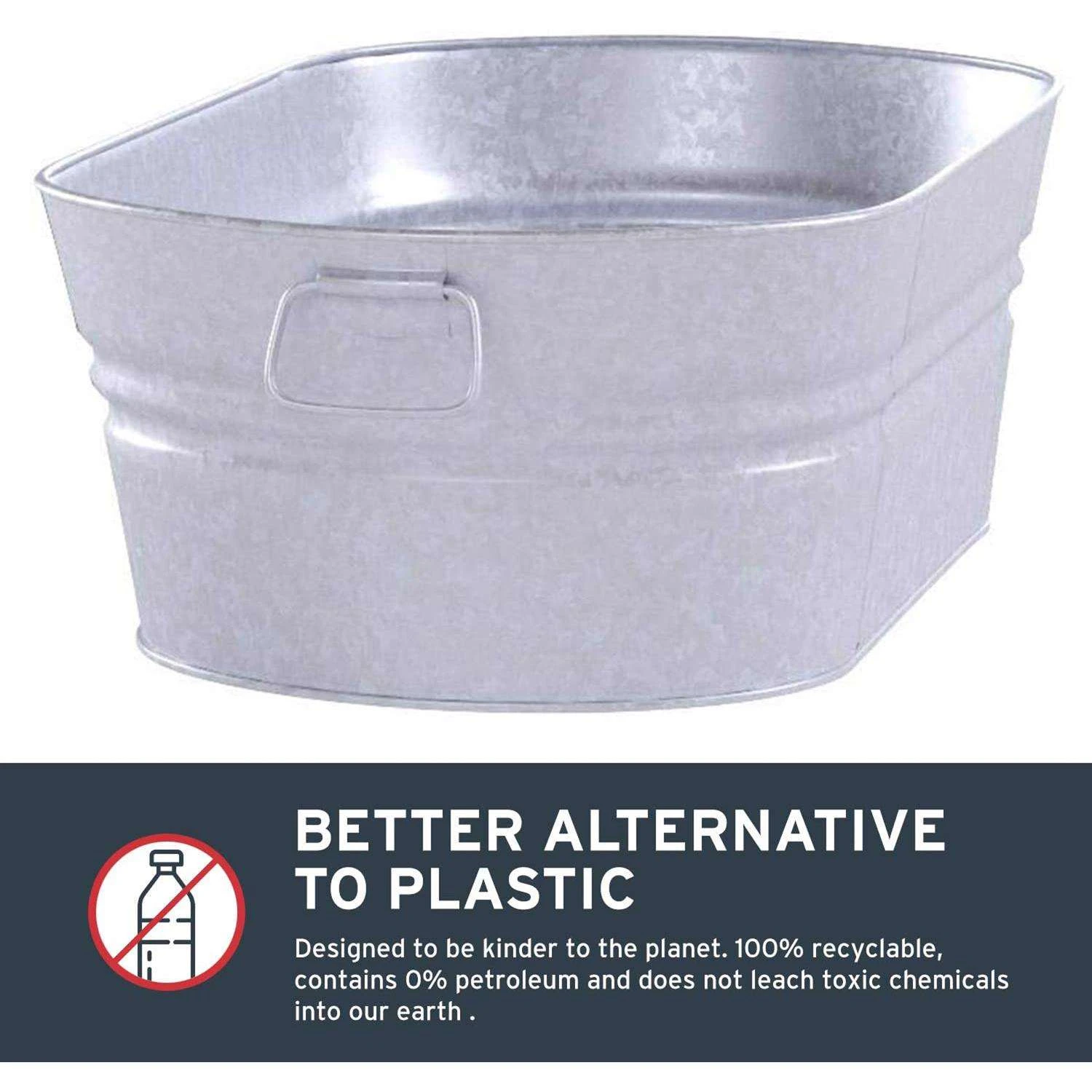 Behrens 10.5 Gal Steel Tub Oval 6 Behrens 10.5 Gal Steel Tub Oval - Image 6
