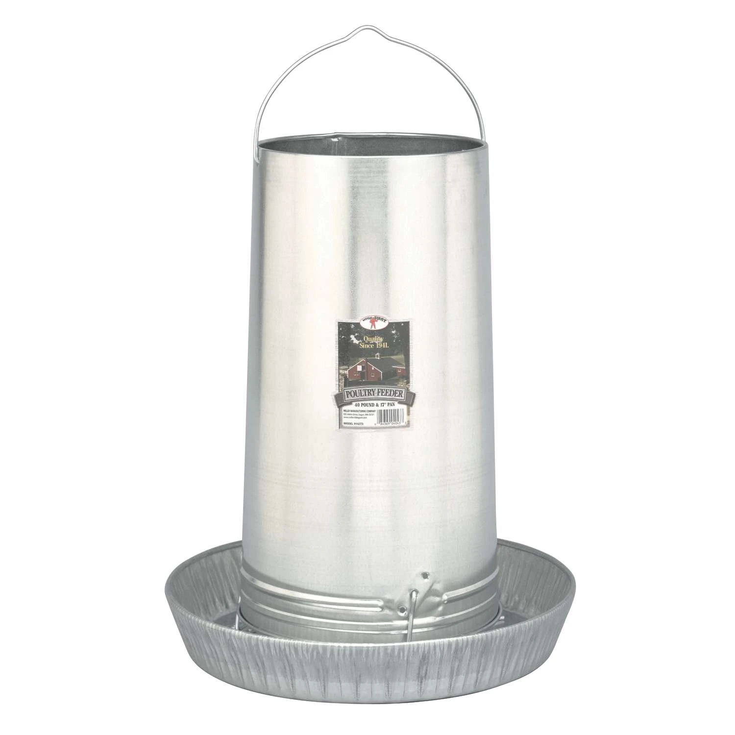 Little Giant 40 Oz Hanging Feeder For Poultry 1 Little Giant 40 Oz Hanging Feeder For Poultry