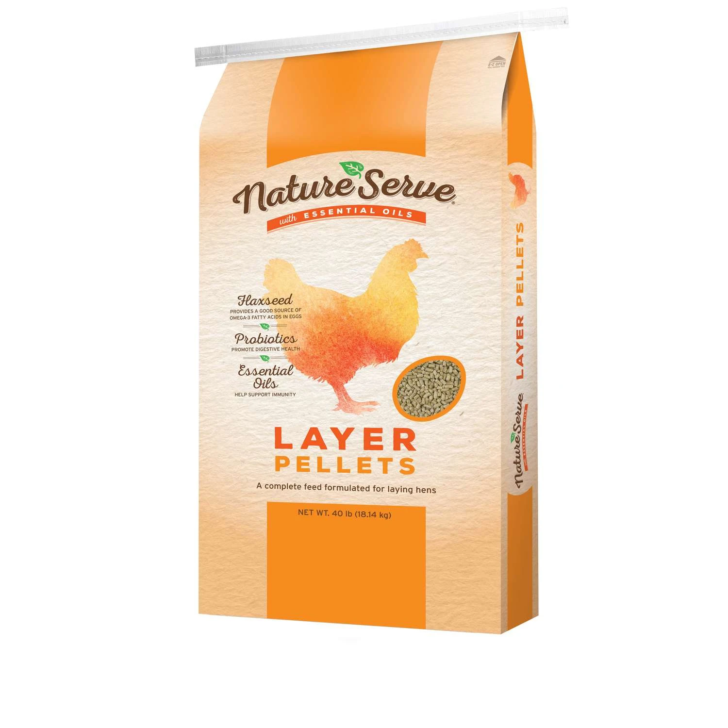 NatureServe Layer Feed Pellets For Poultry 40 Lb 1 NatureServe Layer Feed Pellets For Poultry 40 Lb