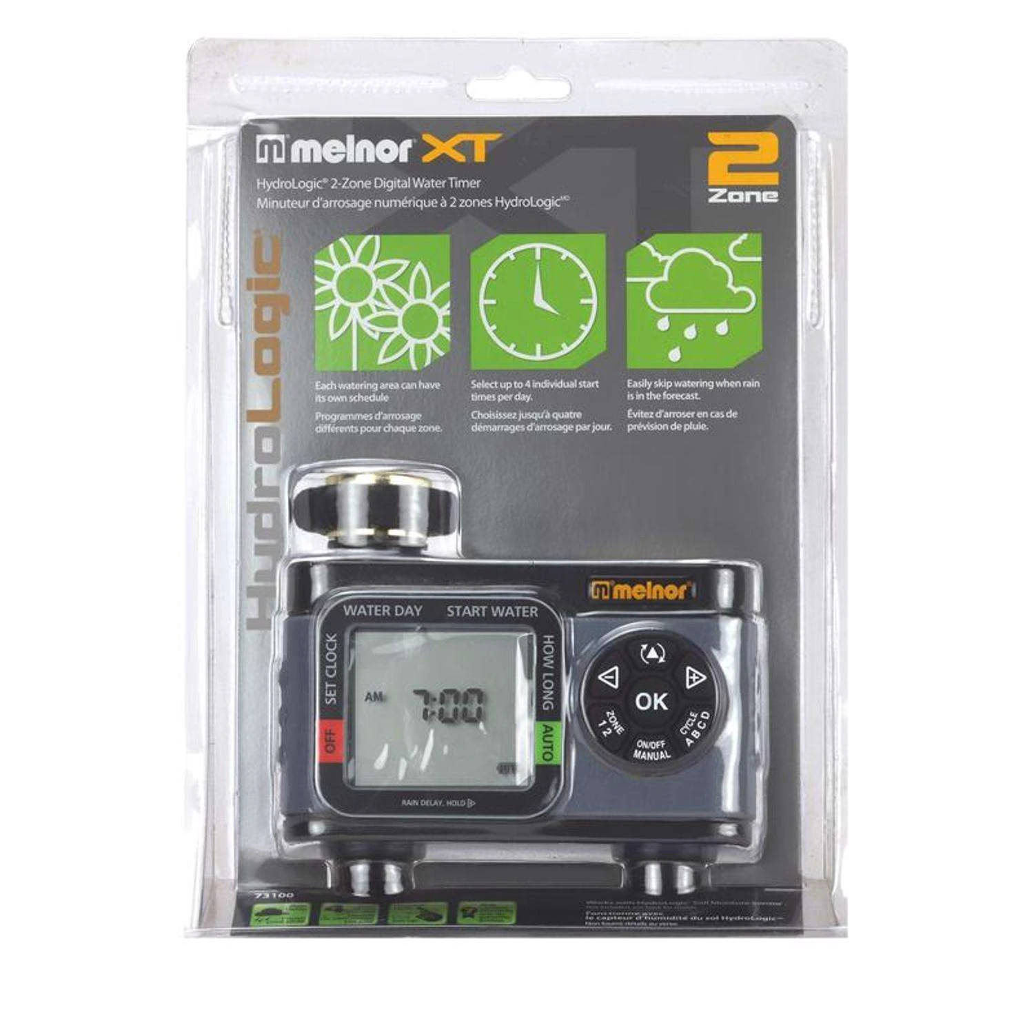 Melnor HydroLogic Programmable 2 Zone Digital Water Timer 3 Melnor HydroLogic Programmable 2 Zone Digital Water Timer - Image 3