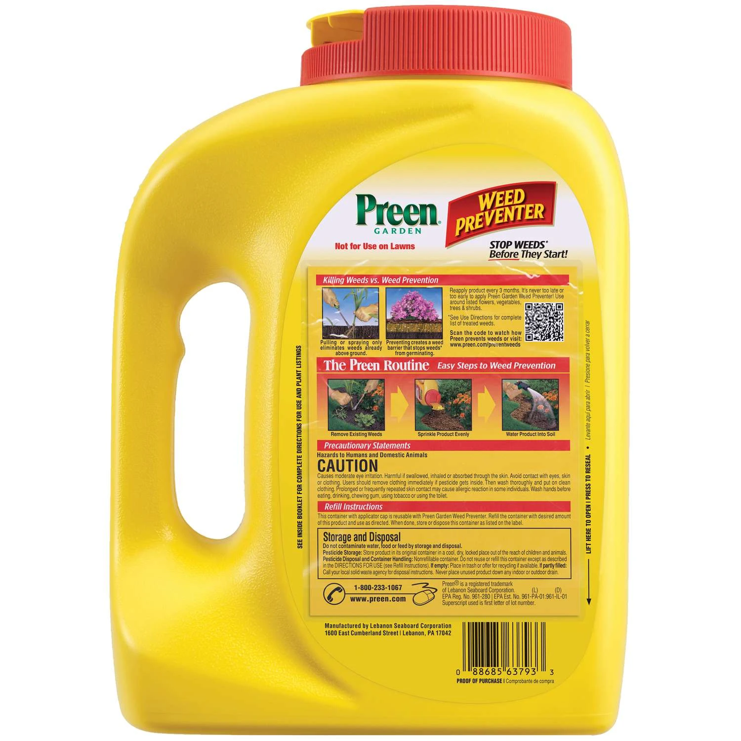 Preen Weed Preventer Granules 5.625 Lb 4 Preen Weed Preventer Granules 5.625 Lb - Image 4