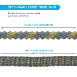 Hydrotech 5/8 In. D X 100 Ft. L Medium Duty Expandable Lightweight Garden Hose -Toro Shop 1e08ee85 0f14 4797 8fe3 4dee4b066f53