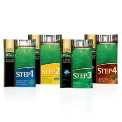 Scotts 4 Step Annual Program Lawn Fertilizer For All Grasses 15000 Sq Ft