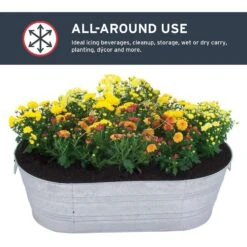 Behrens 4 Gal Steel Tub Oval -Toro Shop 245fde88 36ed 40b9 aa70 830c0483020b