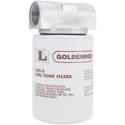 Goldenrod Steel Spin On Fuel Tank Filter 25 Gpm