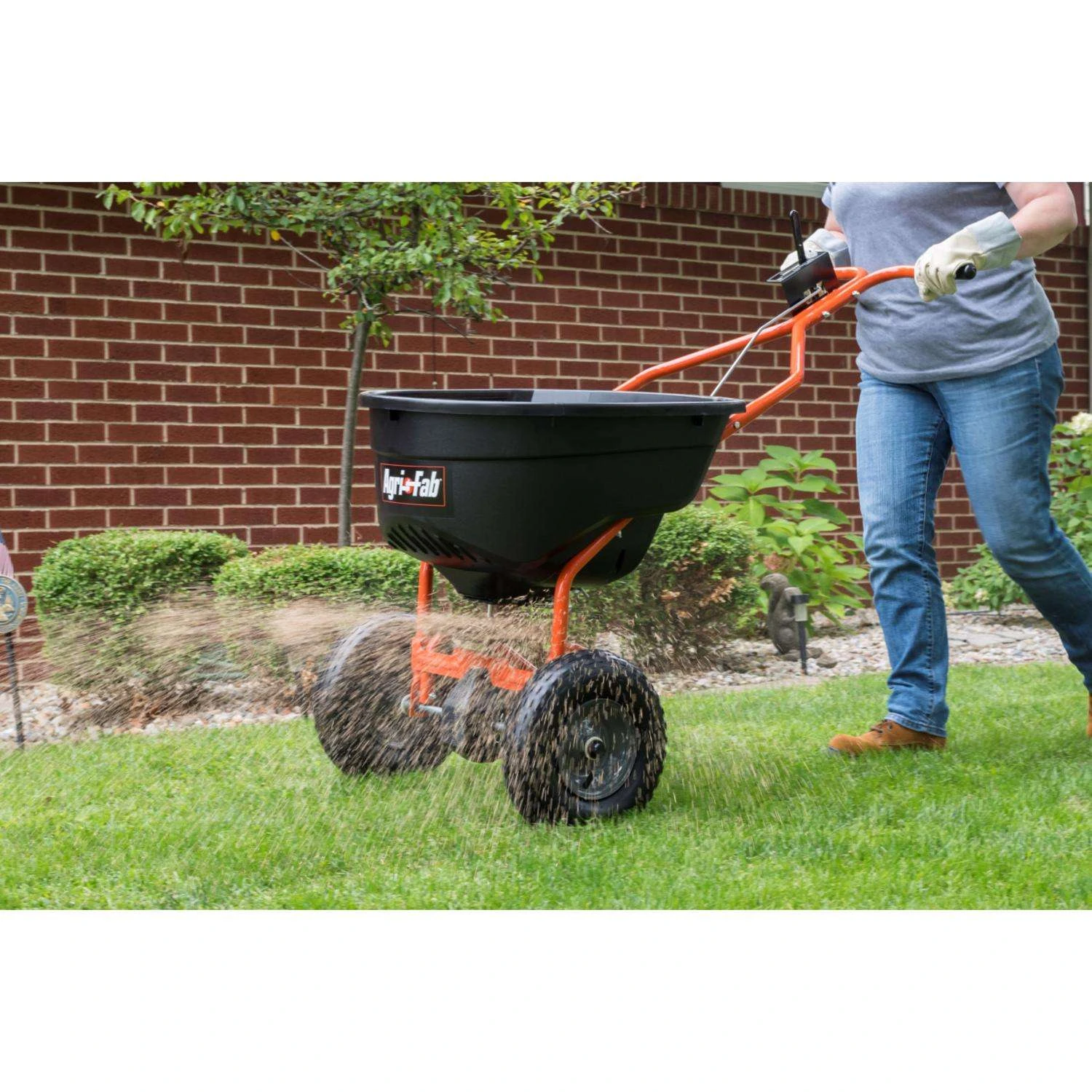 Agri-Fab 12 Ft. W Push High-Output Spreader For Fertilizer/Ice Melt/Seed 130 Lb. Cap. 7 Agri-Fab 12 Ft. W Push High-Output Spreader For Fertilizer/Ice Melt/Seed 130 Lb. Cap. - Image 7