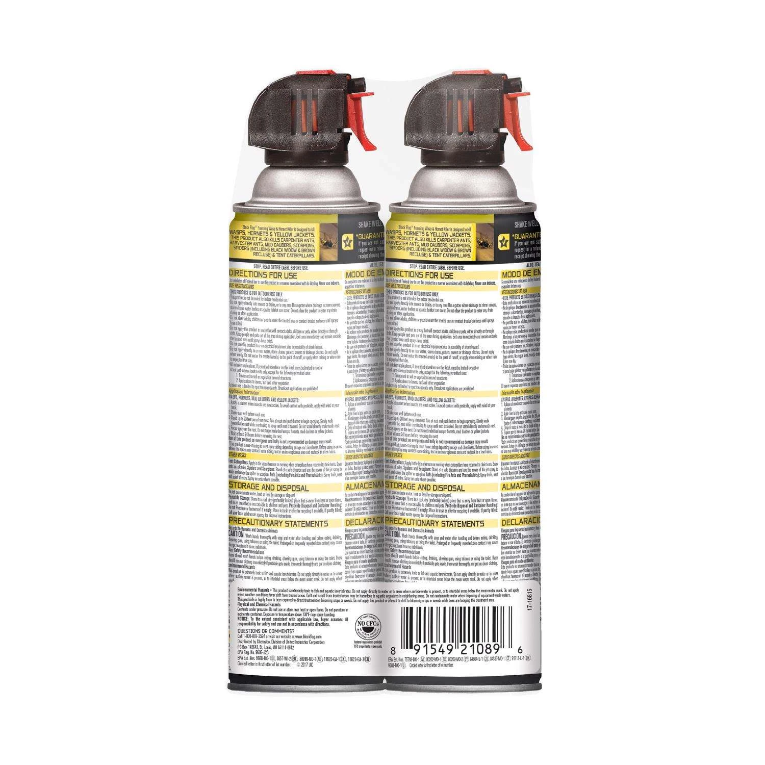 Black Flag Wasp And Hornet Killer Foam 14 Oz 2 Black Flag Wasp And Hornet Killer Foam 14 Oz - Image 2