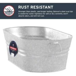 Behrens 16 Gal Steel Tub Oval 16 Behrens 16 Gal Steel Tub Oval -Toro Shop 31c958db 4fe0 4bce 96ae de626122c071