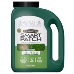 Pennington Smart Patch Tall Fescue Grass Sun Or Shade Seed/Fertilizer/Mulch Repair Kit 5 Lb