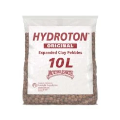 Mother Earth Hydroton Brown Clay Pebbles 10 Lb