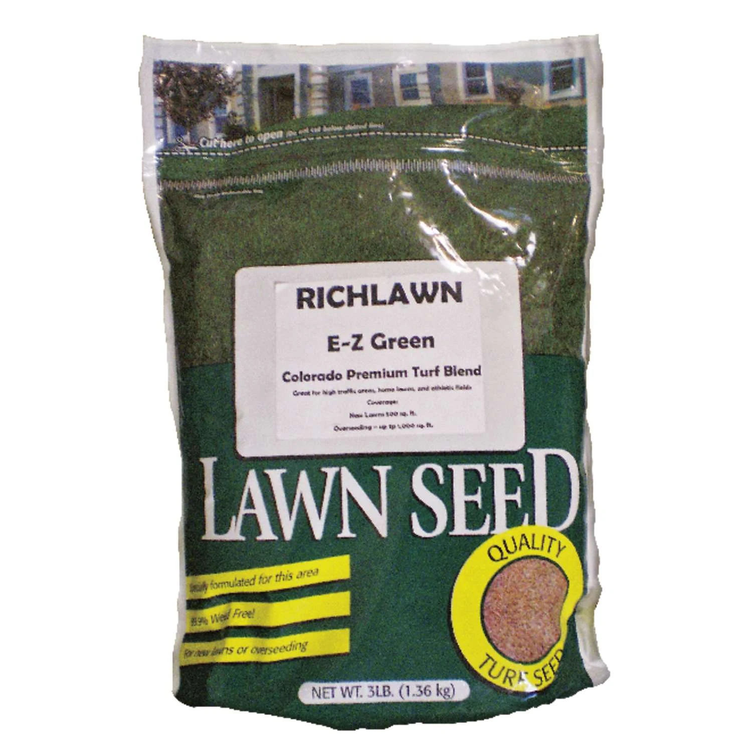 Richlawn EZ Green Kentucky Bluegrass Sun Or Shade Grass Seed 3 Lb 1 Richlawn EZ Green Kentucky Bluegrass Sun Or Shade Grass Seed 3 Lb