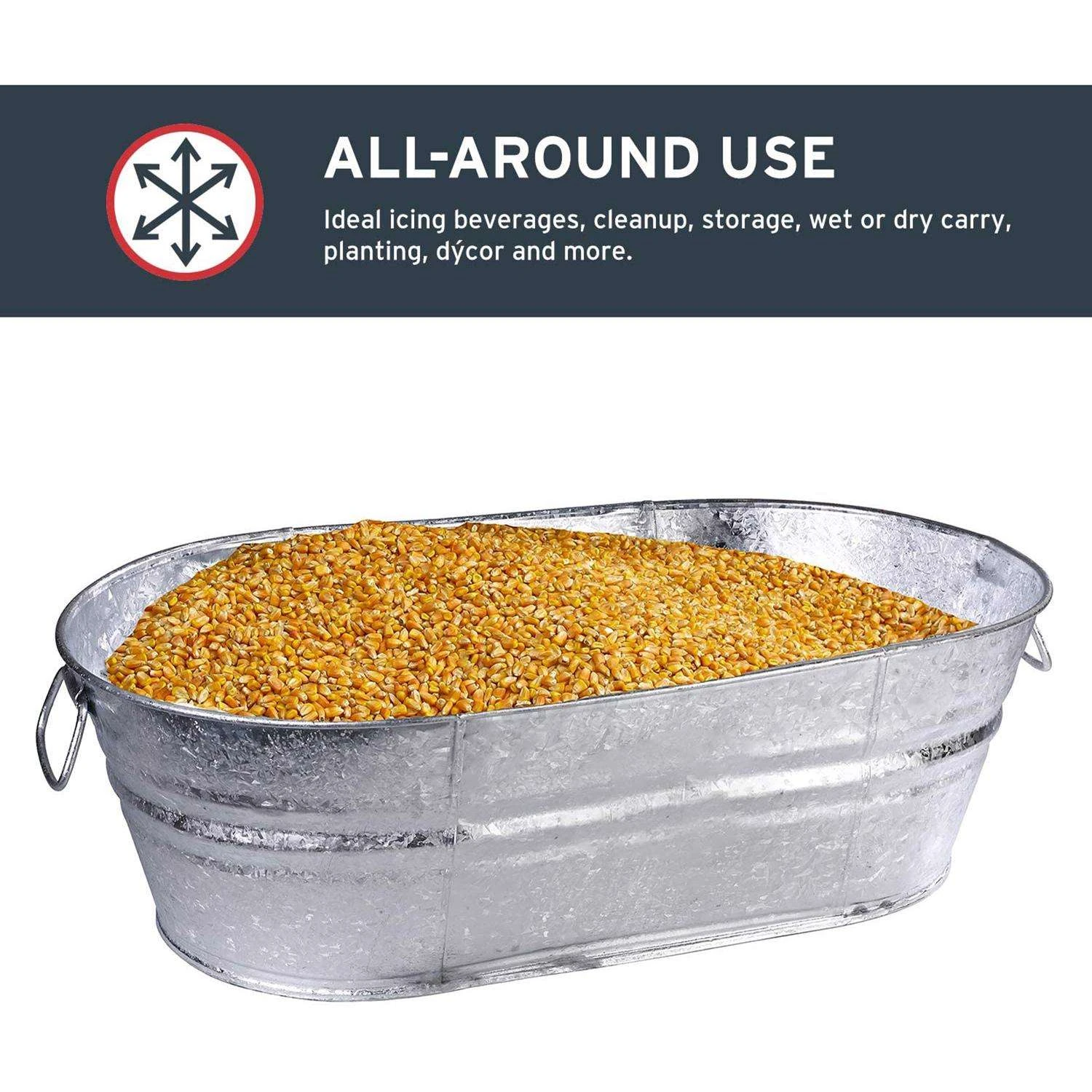 Behrens 10.5 Gal Steel Tub Oval 5 Behrens 10.5 Gal Steel Tub Oval - Image 5