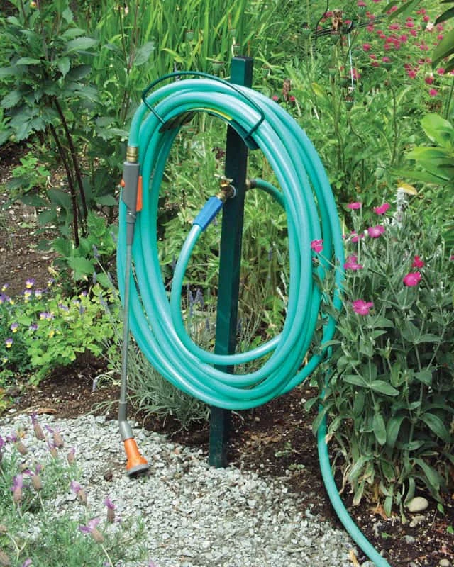 Yard Butler 150 Ft. Green Free Standing Hose Hanger With Faucet 2 Yard Butler 150 Ft. Green Free Standing Hose Hanger With Faucet - Image 2