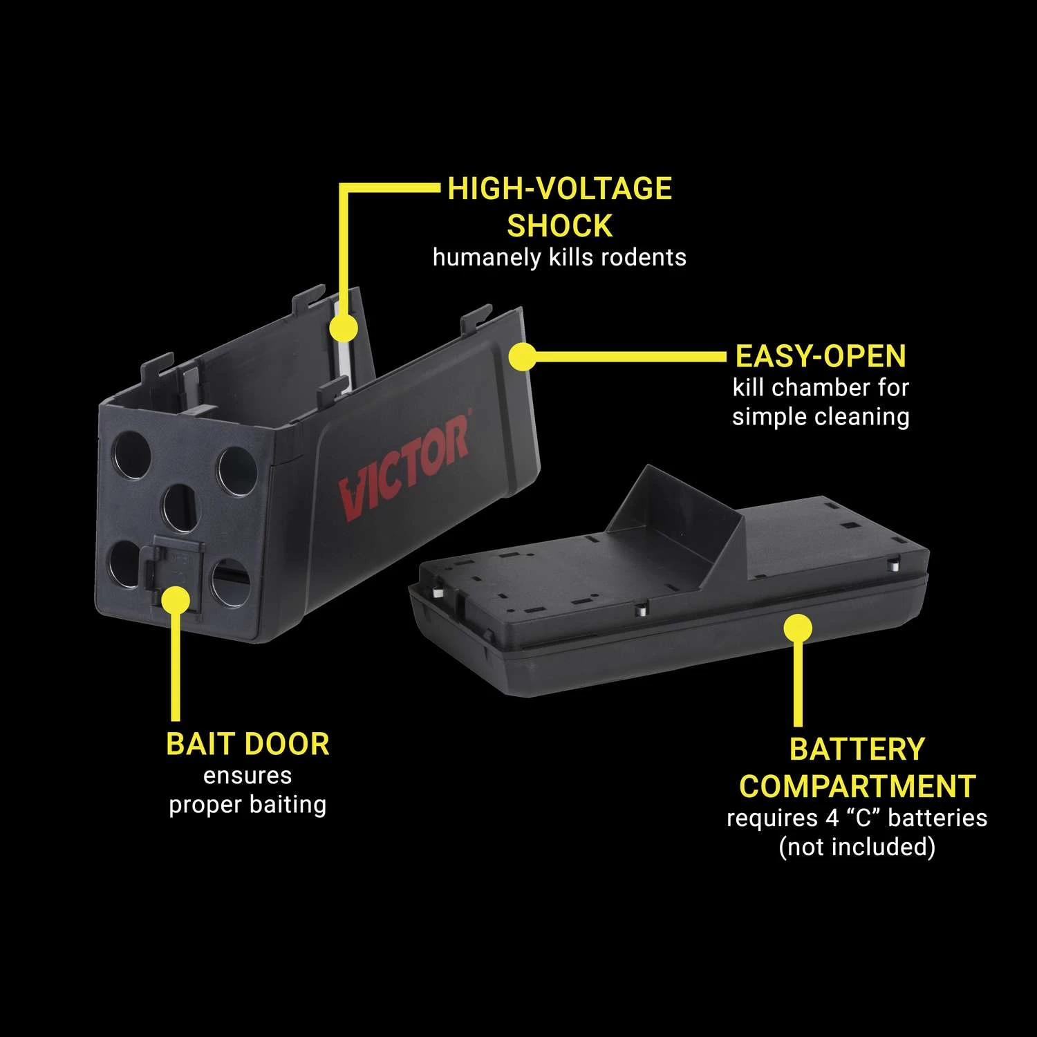 Victor Medium Electronic Animal Trap For Rats 1 Pk 3 Victor Medium Electronic Animal Trap For Rats 1 Pk - Image 3