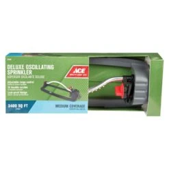 Ace Deluxe Plastic Sled Base Oscillating Sprinkler 3400 Sq Ft 1 Pk