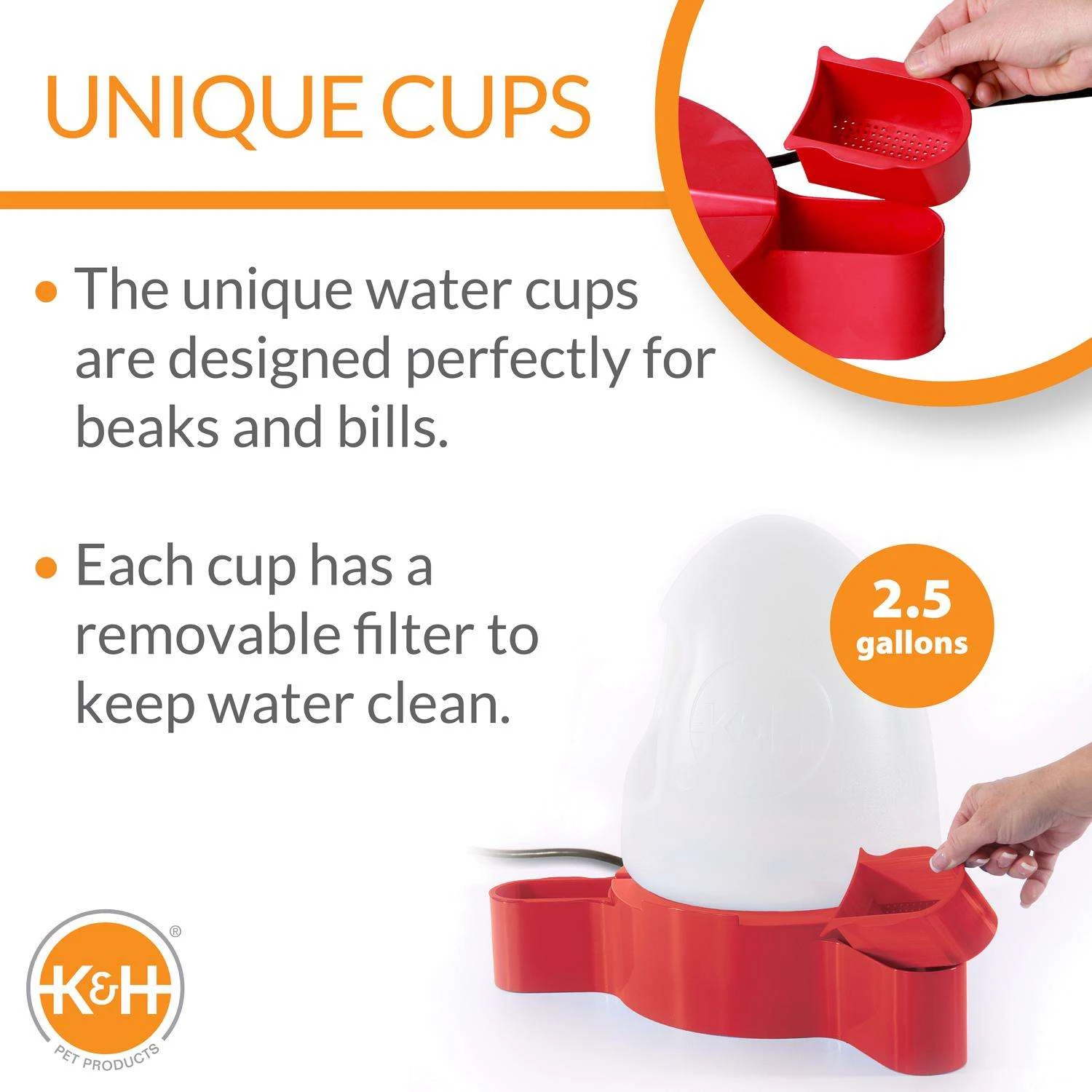 K&H Pet Prodcuts 120 V Fount Heater Base For Game Birds/Poultry 3 K&H Pet Prodcuts 120 V Fount Heater Base For Game Birds/Poultry - Image 3