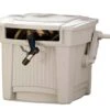 Suncast 100 Ft. Beige Retractable Free Standing Hideaway Hose Reel