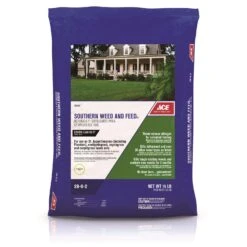 Ace Southern Weed & Feed Lawn Fertilizer For Multiple Grass Types 5000 Sq Ft