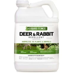 Liquid Fence Animal Repellent Concentrate For Deer And Rabbits 2.5 Gal