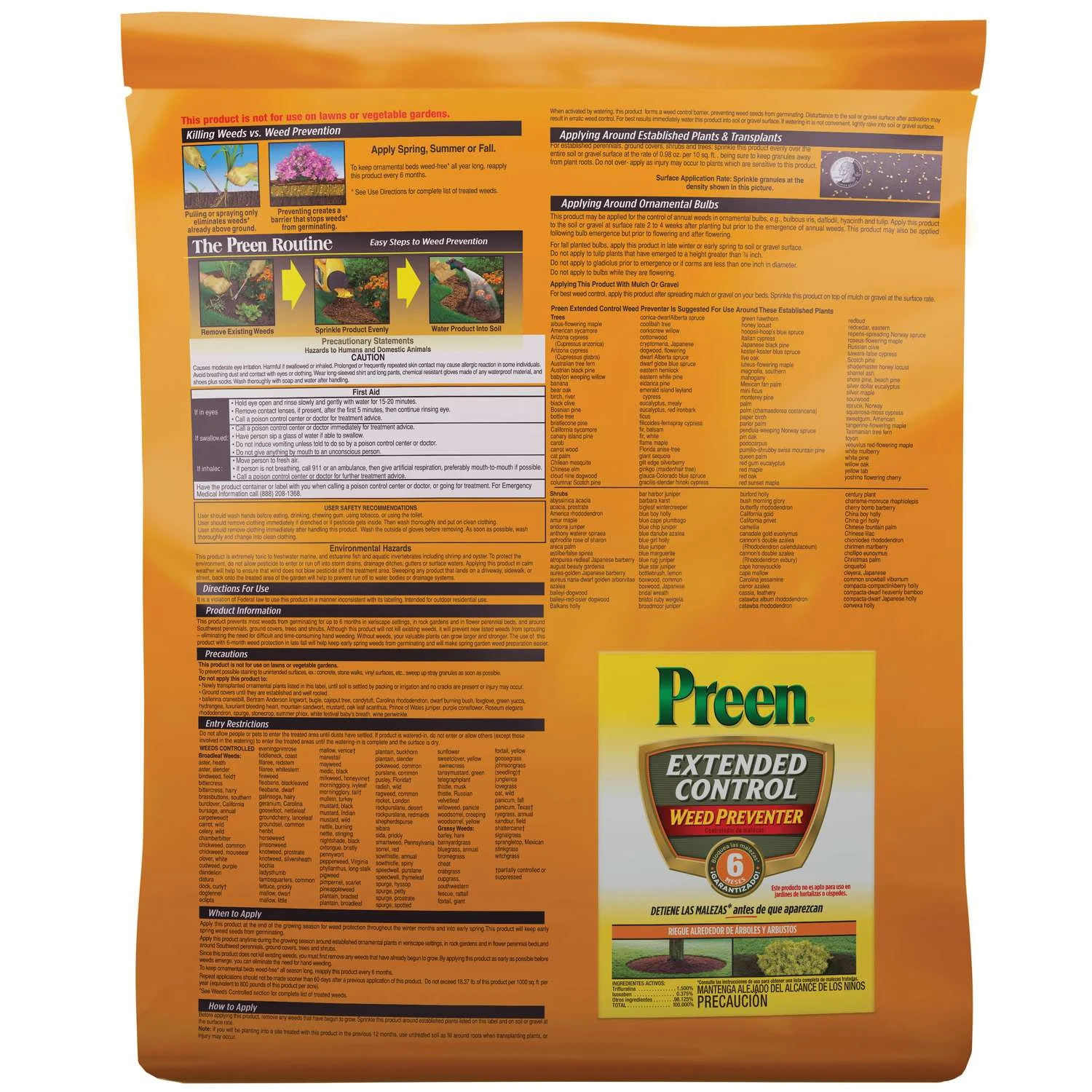 Preen Weed Preventer Granules 10 Lb 2 Preen Weed Preventer Granules 10 Lb - Image 2