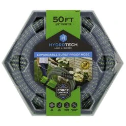 Hydrotech 5/8 In. D X 50 Ft. L Medium Duty Expandable Lightweight Garden Hose