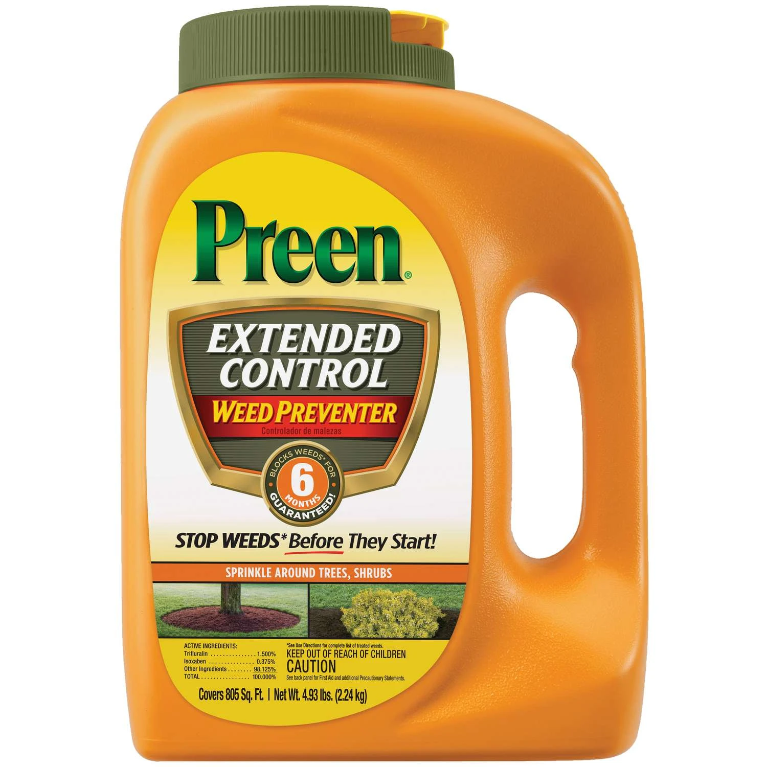 Preen Weed Preventer Granules 4.93 Lb 1 Preen Weed Preventer Granules 4.93 Lb
