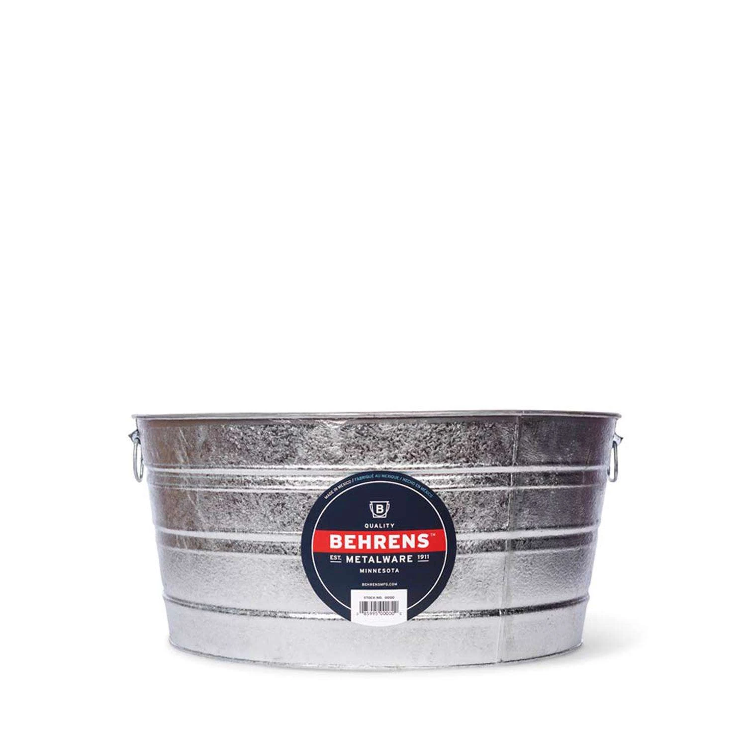 Behrens 17 Gal Galvanized Steel Tub Round 1 Behrens 17 Gal Galvanized Steel Tub Round
