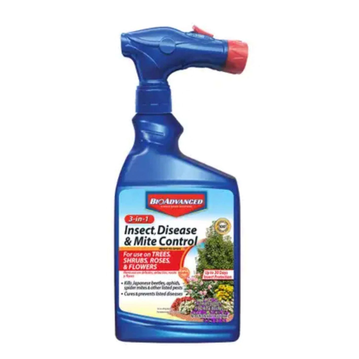 BioAdvanced 3-in-1 Insect, Disease & Mite Control Liquid 32 Oz 1 BioAdvanced 3-in-1 Insect, Disease & Mite Control Liquid 32 Oz