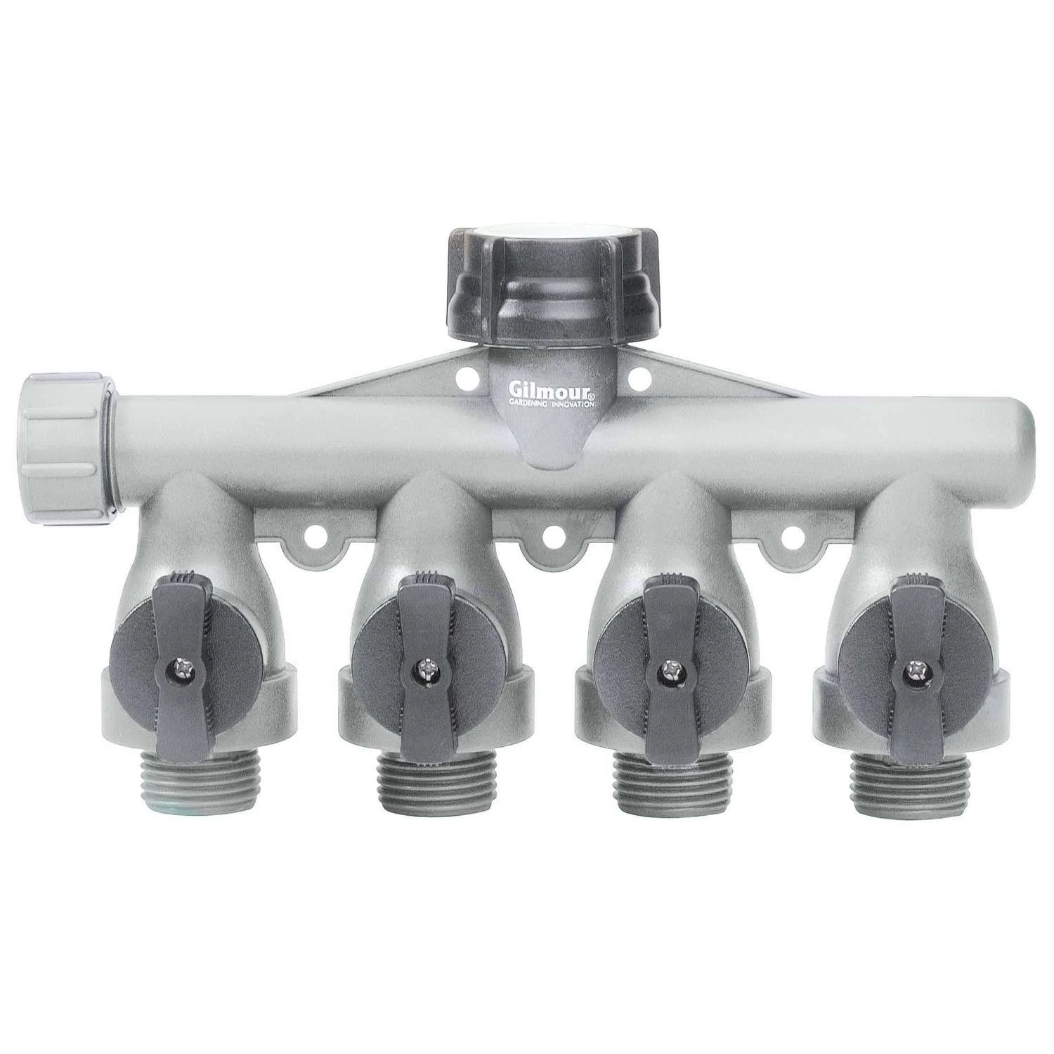 Gilmour 5/8 In. Polymer Threaded Male 4-Way Shut-off Valve 1 Gilmour 5/8 In. Polymer Threaded Male 4-Way Shut-off Valve