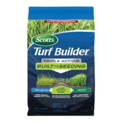 Scotts Turf Builder Pre Emergent Preventer & Fertilizer Lawn Fertilizer For All Grasses 1000 Sq Ft