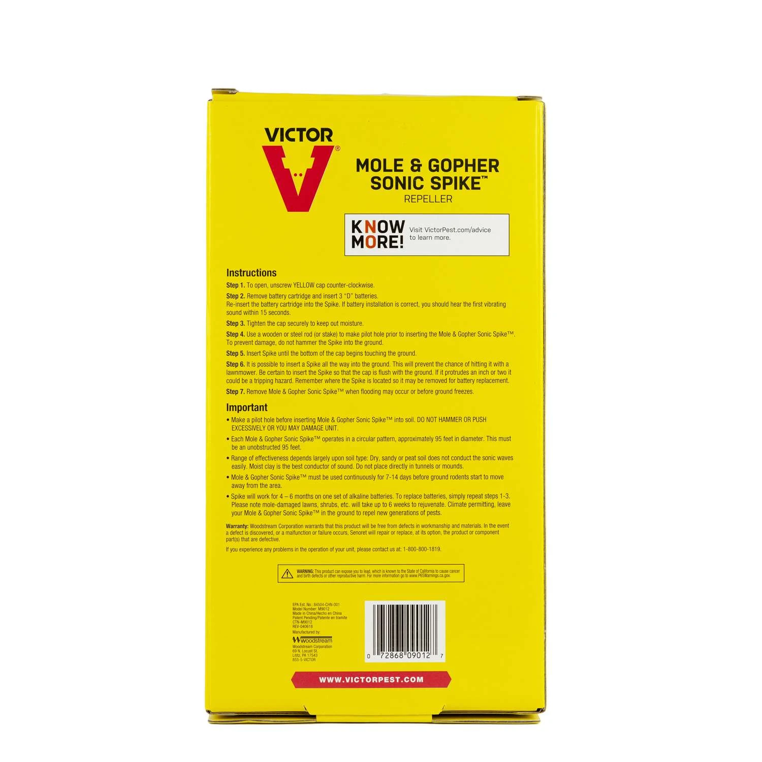 Victor Sonic Spike Repeller For Gophers And Moles 2 Pk 3 Victor Sonic Spike Repeller For Gophers And Moles 2 Pk - Image 3