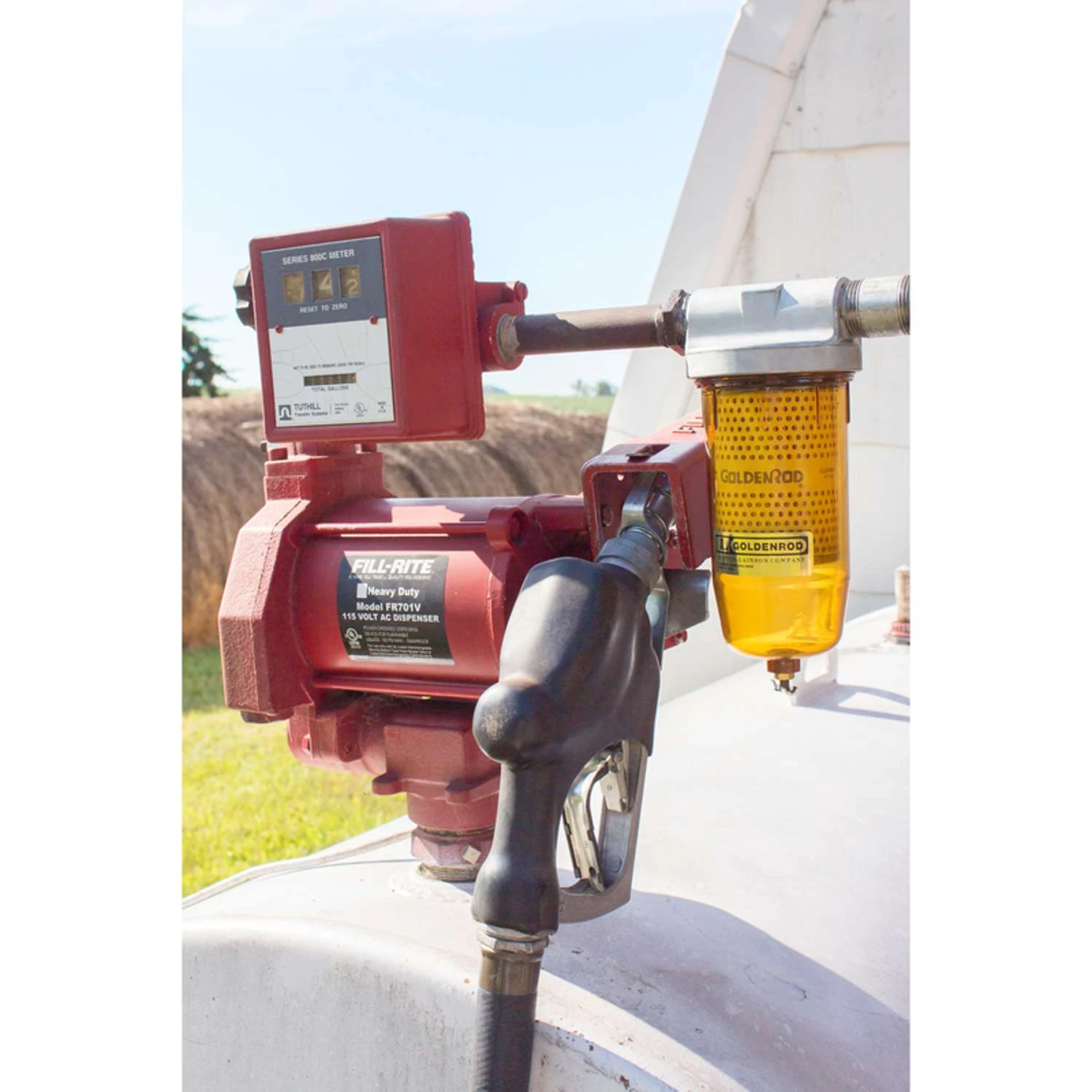 Goldenrod Steel Fuel Tank Filter 3 Goldenrod Steel Fuel Tank Filter - Image 3