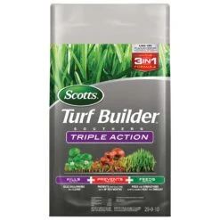 Scotts Turf Builder Southern Triple Action Weed & Feed Lawn Fertilizer For All Grasses 8000 Sq Ft
