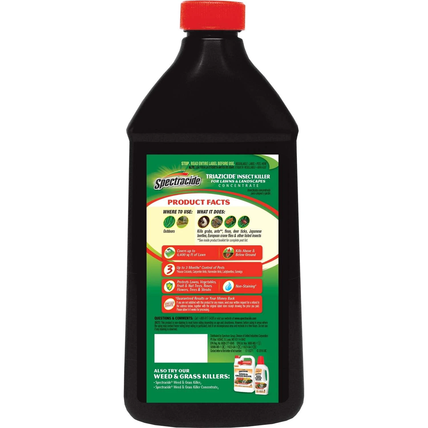 Spectracide Triazicide Insect Killer Liquid Concentrate 40 Oz 2 Spectracide Triazicide Insect Killer Liquid Concentrate 40 Oz - Image 2