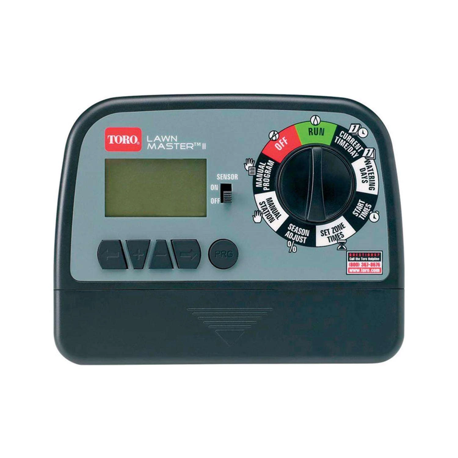 Toro Lawn Master II Programmable 4 Zone Sprinkler Timer 1 Toro Lawn Master II Programmable 4 Zone Sprinkler Timer