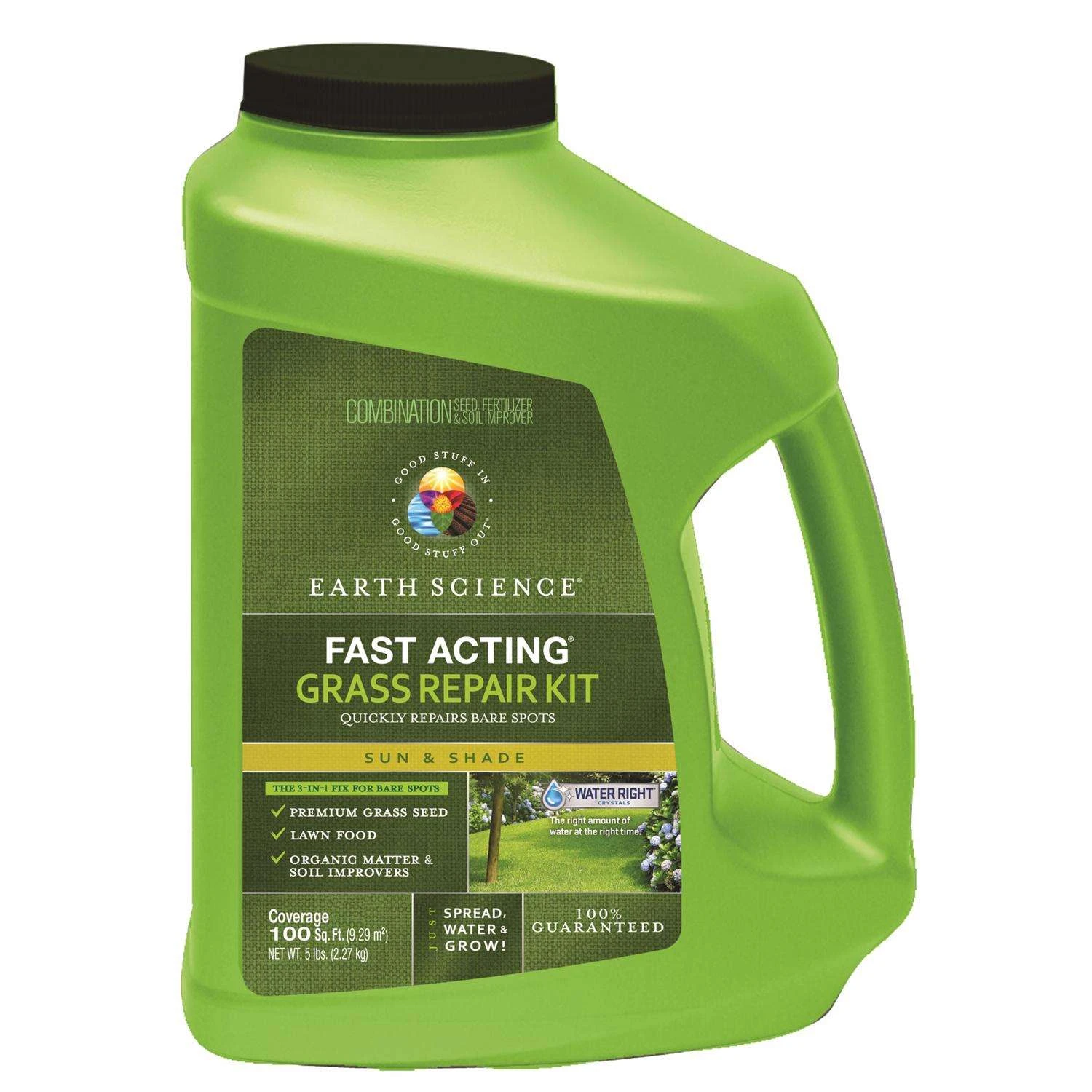 Earth Science All Grasses Sun Or Shade Grass Repair Kit 5 Lb 1 Earth Science All Grasses Sun Or Shade Grass Repair Kit 5 Lb