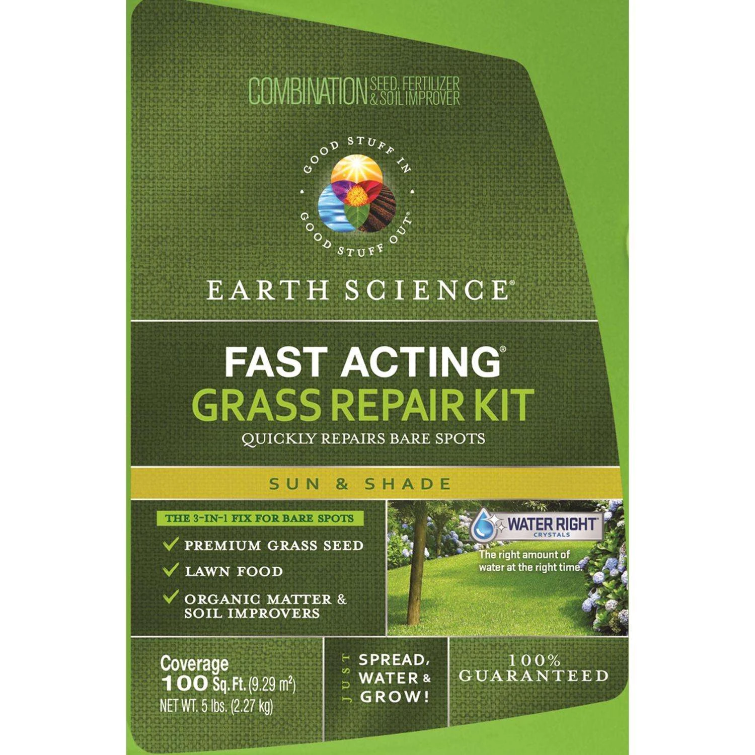 Earth Science All Grasses Sun Or Shade Grass Repair Kit 5 Lb 2 Earth Science All Grasses Sun Or Shade Grass Repair Kit 5 Lb - Image 2