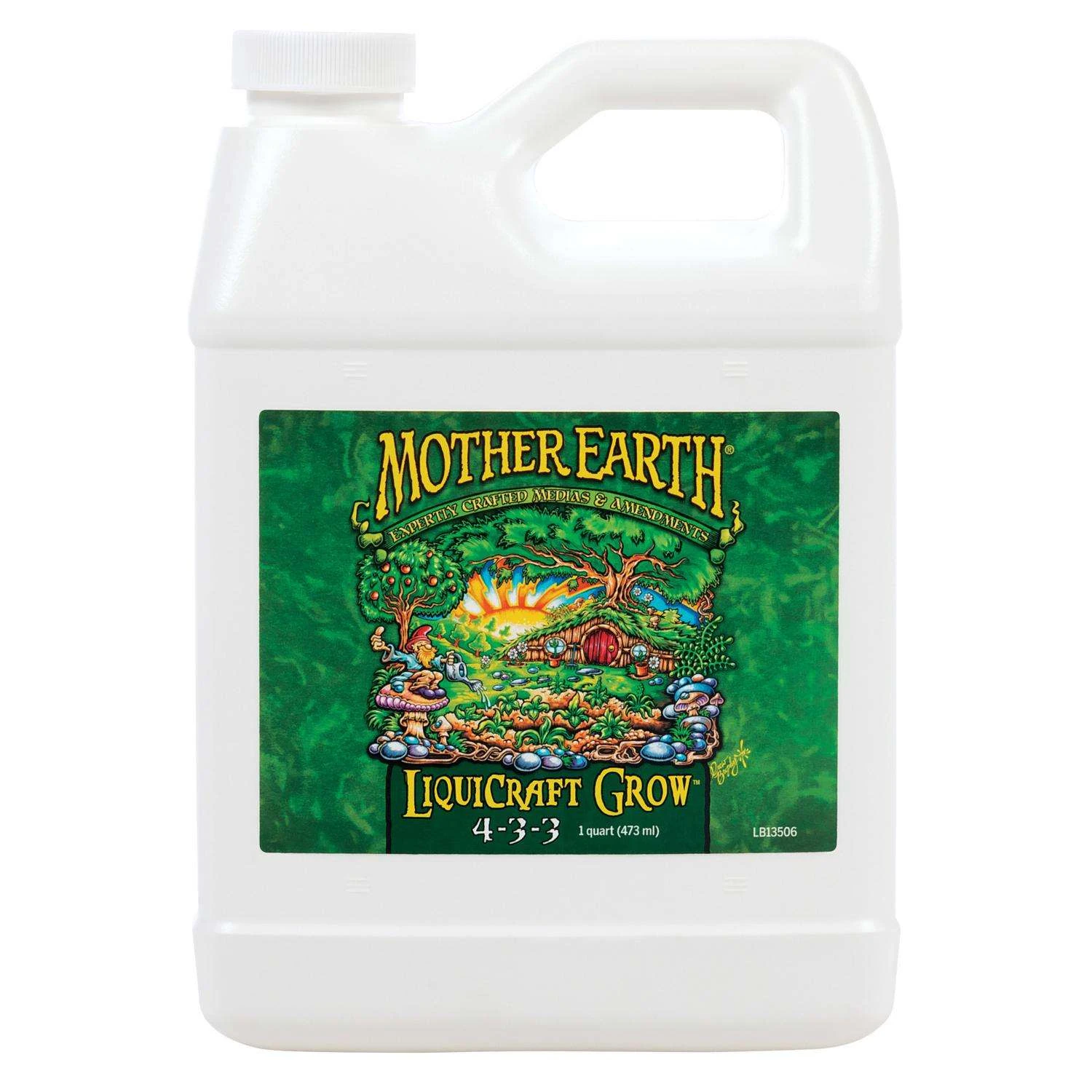 Mother Earth LiquiCraft Grow All Plant 4-3-3 Plant Fertilizer 1 Qt 1 Mother Earth LiquiCraft Grow All Plant 4-3-3 Plant Fertilizer 1 Qt
