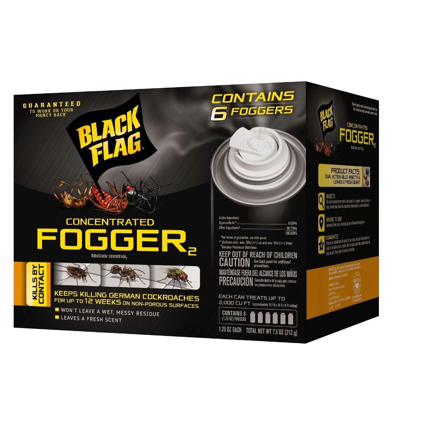 Black Flag Insect Killer Fog 1.25 Oz 1 Black Flag Insect Killer Fog 1.25 Oz