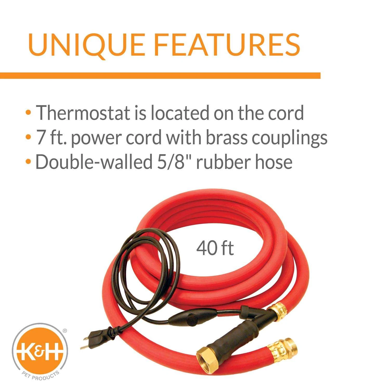 K&H Pet Prodcuts Heated Hose 2 K&H Pet Prodcuts Heated Hose - Image 2