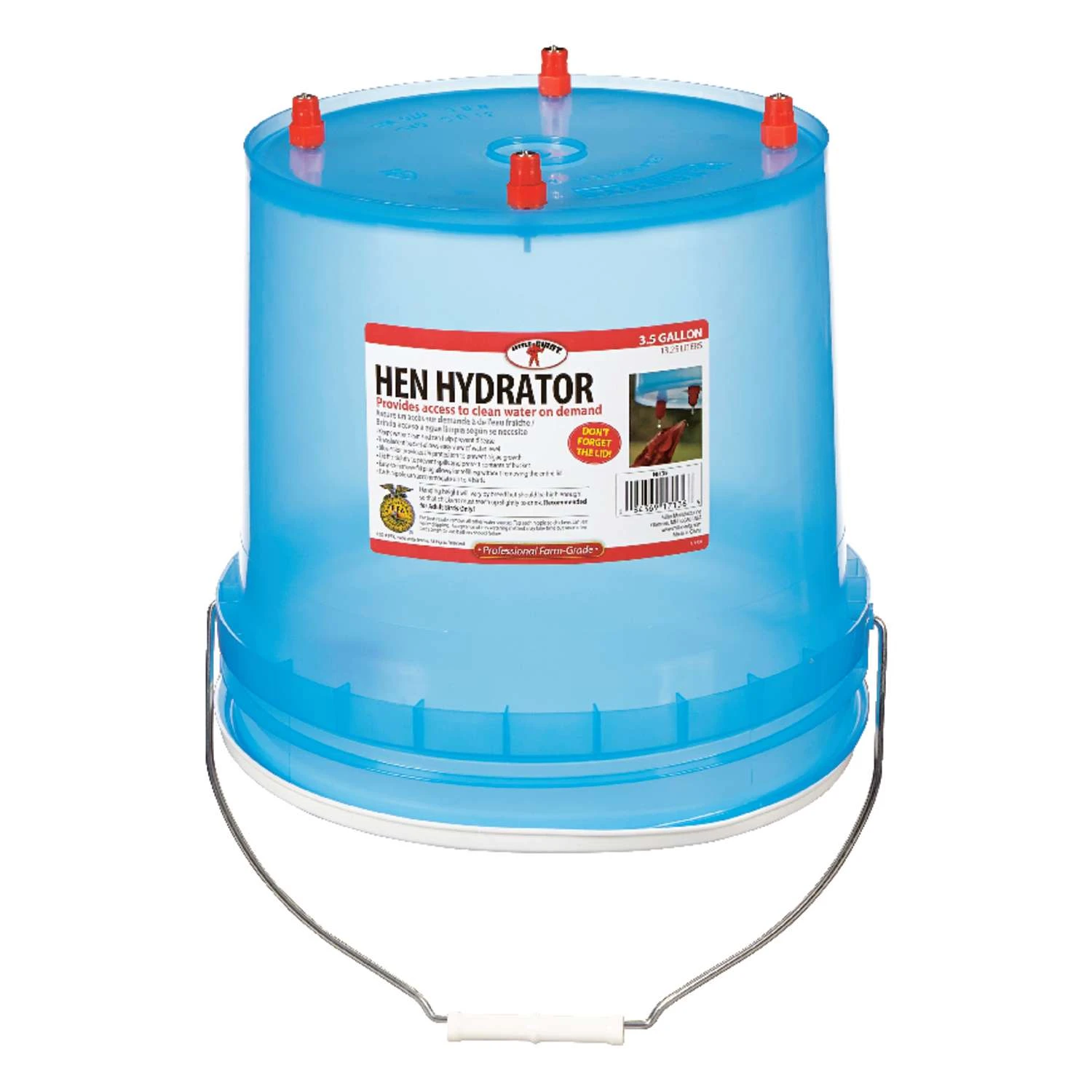 Little Giant 3.5 Gal Plastic Hen Hydrator 1 Little Giant 3.5 Gal Plastic Hen Hydrator