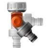 Gardena 3/4 In. Plastic Non-Threaded Female/Male Swivel Hose Connector