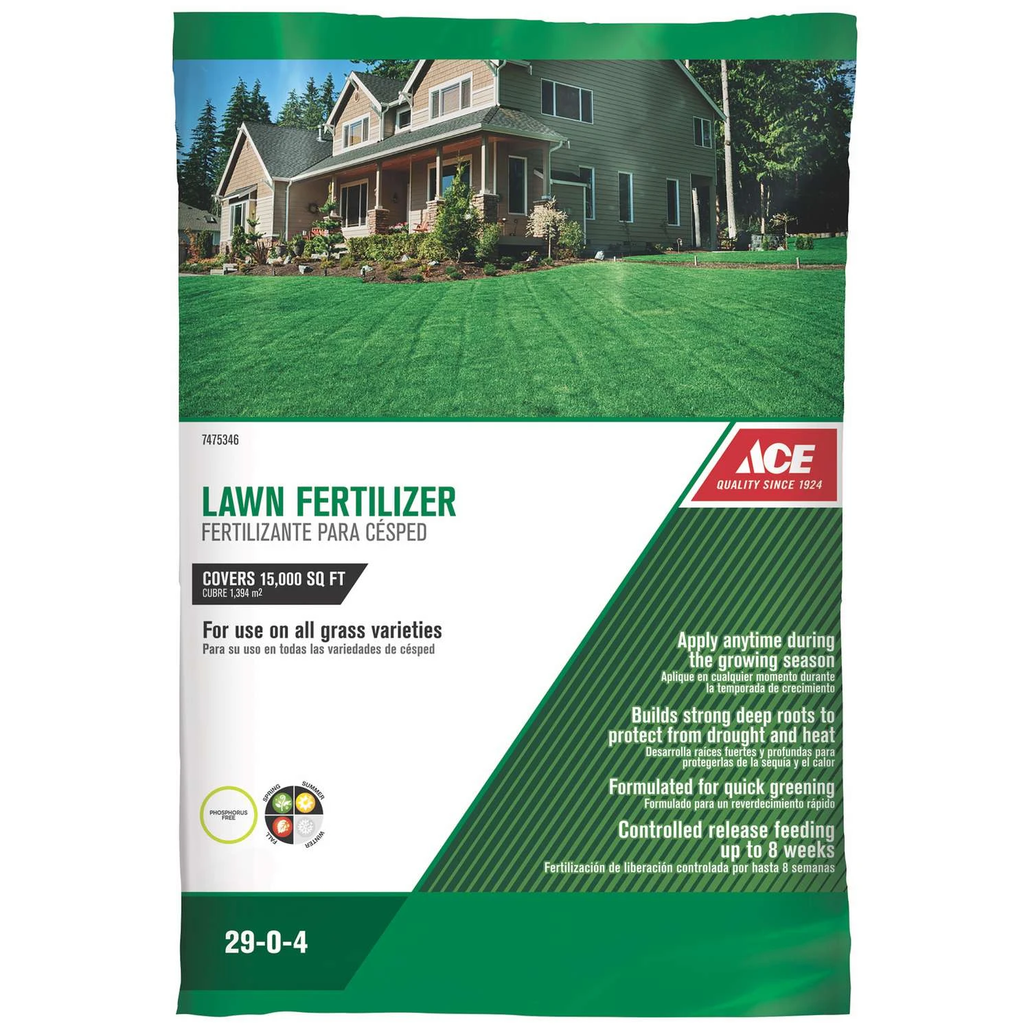 Ace All-Purpose Lawn Fertilizer For All Grasses 15000 Sq Ft 1 Ace All-Purpose Lawn Fertilizer For All Grasses 15000 Sq Ft